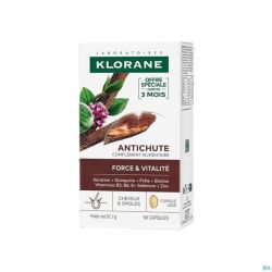 Klorane A/chute Force & Vitalite Caps 90