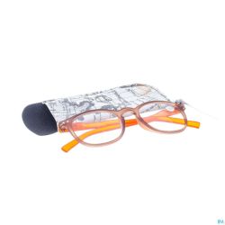 Pharmaglasses Lunettes Comp. +2.00 Brown/orange