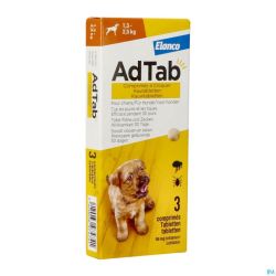 Adtab 56mg Chien >1,3kg-2,5kg Comp A Croquer 3