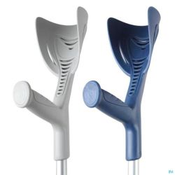 Homecare Canne Anglaise Mono Mat Bleu 1