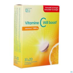 Vitamine C Will Boost Comp Efferv. 60