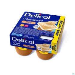 Delical Creme Dessert Hp-hc S/lact.cafe 4x125g Nf