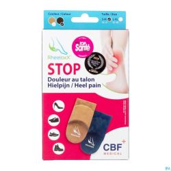 Rheelaxx Stop Douleur Talon l-xl Noir