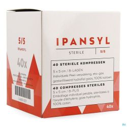 Compresse Ipans 8P  5 X 5  40