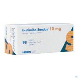 Ezetimibe Sandoz Pi Pharma 10mg Comp 98 Pip