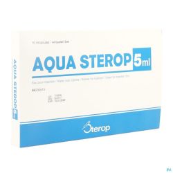 Eau Inj Amp 10 X 5 Ml  Sterop