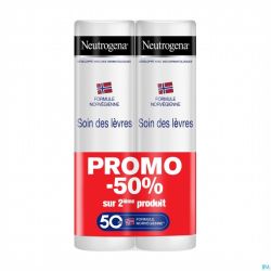 Neutrogena F/n Stick Levres Duo 2x4,8g 2e -50%