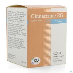 Cinnarizine Cap 100 X 75 Mg