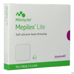 Mepilex Lite Pans Fin Sil Ster 10x10,00cm 5 284100