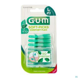 Gum Soft Picks Minty Large 40