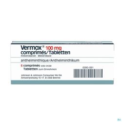 Vermox Cpr   6 X 100 Mg