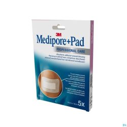Medipore + Pad 3m 10x10,0cm 5 3566p