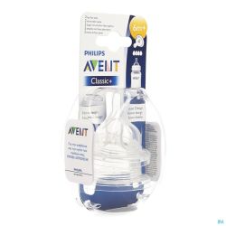 Avent Tetines 6 M / 2 Fast