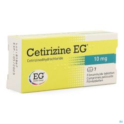 Cetirizine Cpr  7 X 10 Mg  Eg