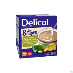 Delical Soupe Veloute Poireaux Pdt & Creme 4x200ml
