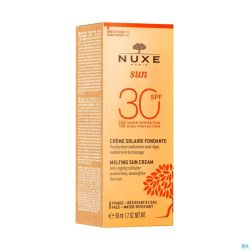Nuxe Sun Creme Solaire Fondant Ip30 Visage 50ml