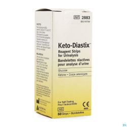 Keto-diastix Strips 50 A 2883 B 51