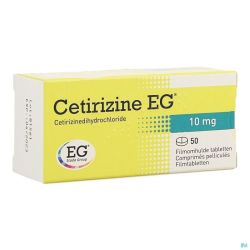 Cetirizine Cpr 50 X 10 Mg  Eg