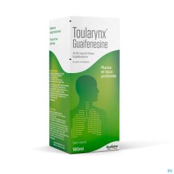 Toularynx guaifenesine 13,33mg/ml sirop    180ml