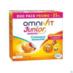 Omnivit Junior Gummies Duopack -35%