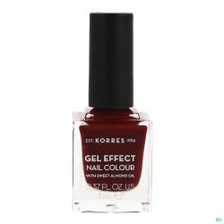 Korres km gel effect nail 59 wine red    11ml