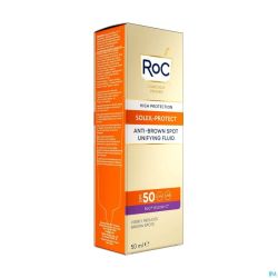 Roc Sol Protect A/brown Spot Unif.fl. Ip50 Tb 50ml