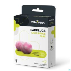 Pharmex Bouchons Oreille Malleabl.cire Vitaplus3x2