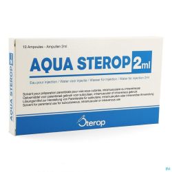 Eau Inj Amp 10 X 2 Ml  Sterop