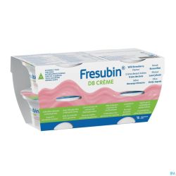 Fresubin Db Creme Fraise De Bois Pot 4x125g