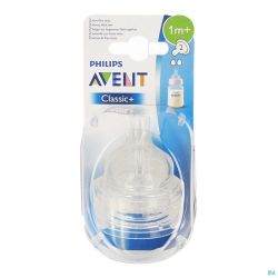 Avent Tetines 1 M / 2 Slow