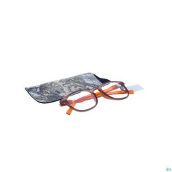 Pharmaglasses Lunettes Comp. +1.00 Brown/orange