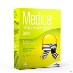 Medica comprimes gorge lemon    comp a sucer 36