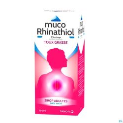 Muco Rhinathiol 5% Sir Ad S/sucre 250ml