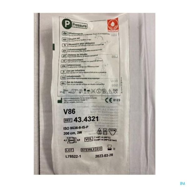 Trousse Perfusion V86 P241030