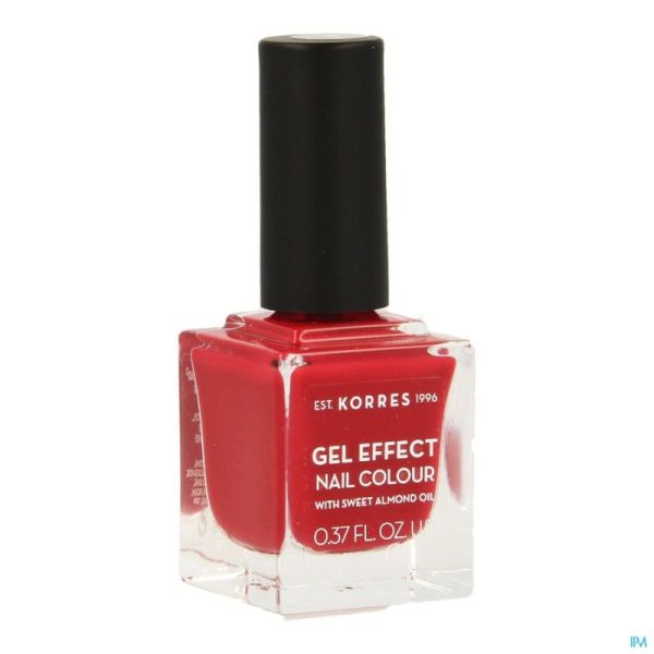 Korres km gel effect nail 51 rosy red    11ml
