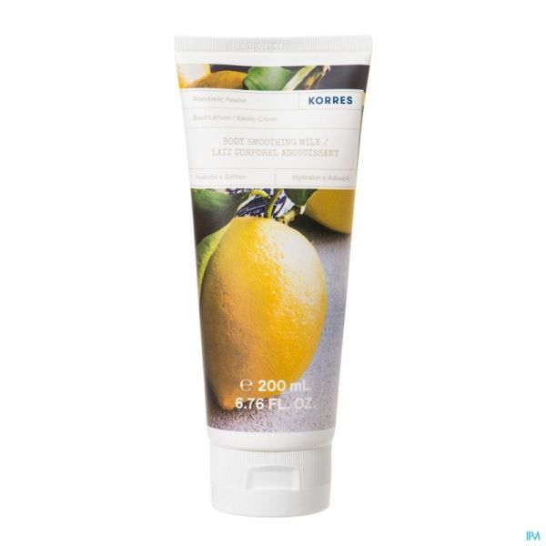 Korres kb lait corporel basilic citron    200ml