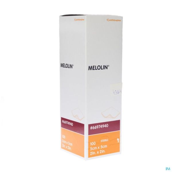 Melolin Compr 100  5 X  5 Cm