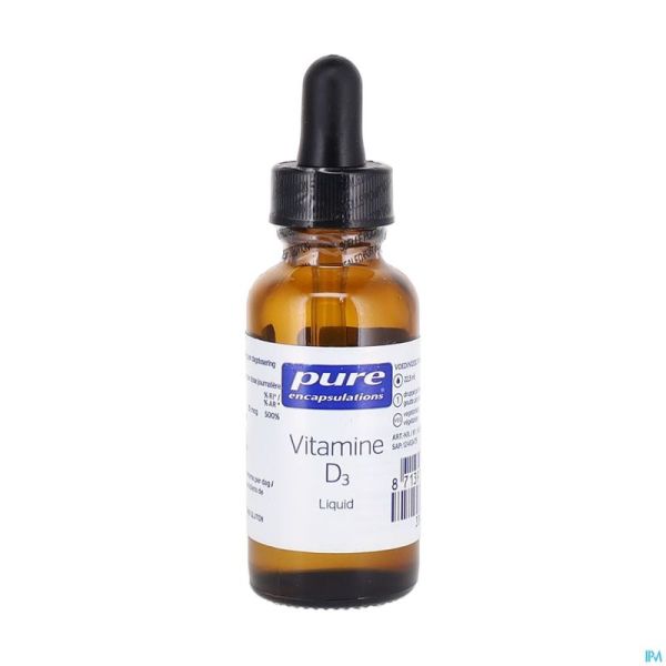 Pure Encapsulations Vitamine D3 Liquid 22,5ml