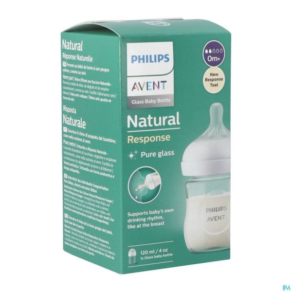 Philips Avent Natural 3.0 Biberon Verre 120ml