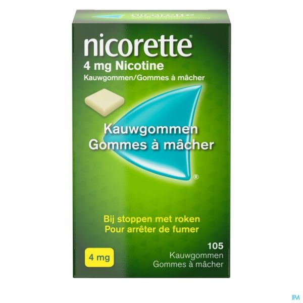 Nicorette Gomm 105X4 Mg