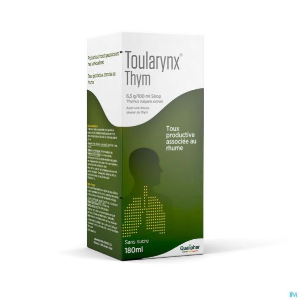 Toularynx Thym 6.5 g/100 ml syrup 180 ml