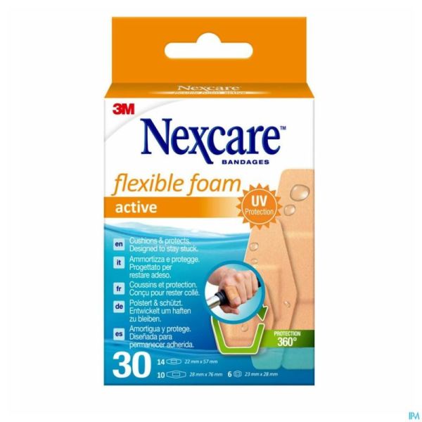 Nexcare 3m Flexible Foam Active Ha Pans Predec. 30