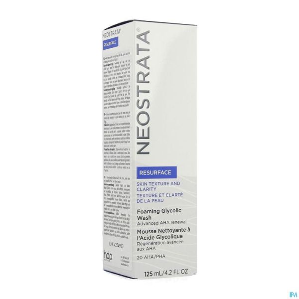 Neostrata Mousse Nettoyante Acide Glyco. Fl 125ml