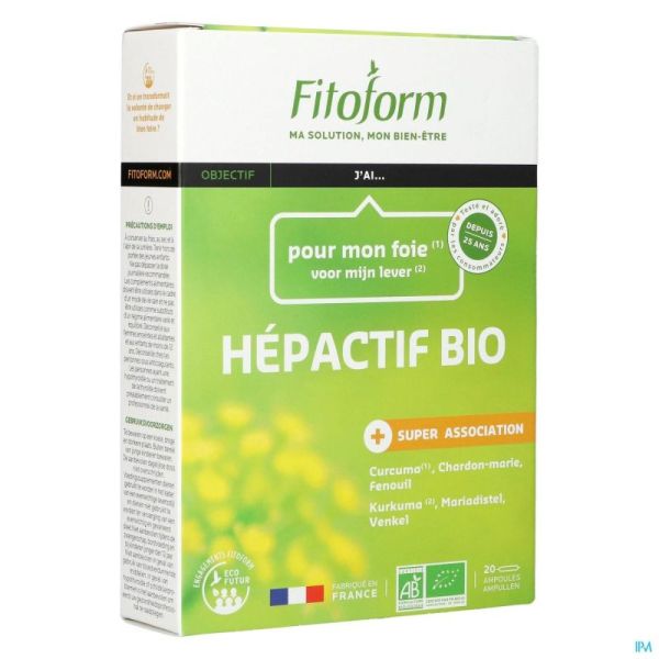 Fitoform Hepactif 20 X 10 Ml