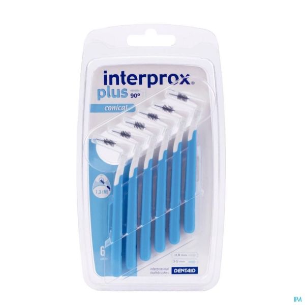 Interprox Plus Conique 6 Bleu