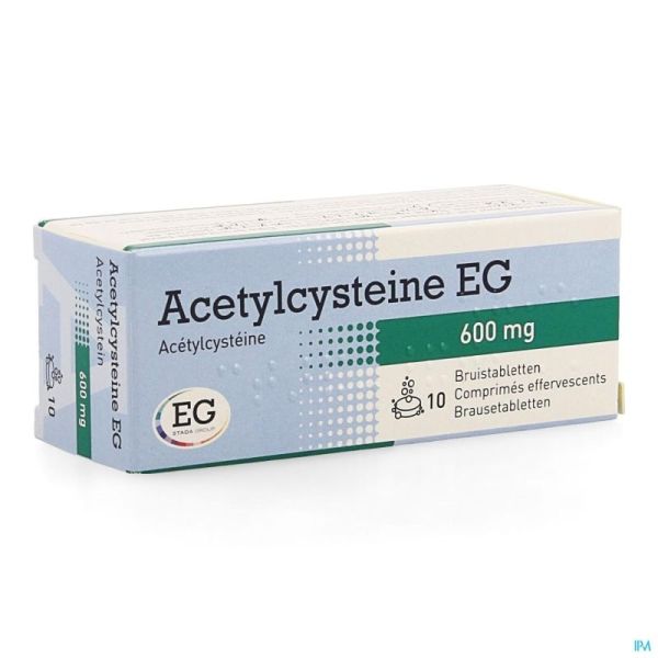 Acetylcys Cpr Eff 10X600Mg Eg