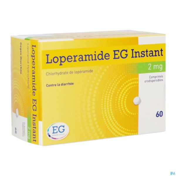 Loperamide EG Instant 2 mg orodisp. tabl. 60