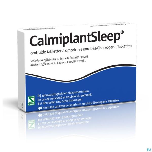 CalmiplantSleep 160Mg/80Mg Comp Enrobes 40