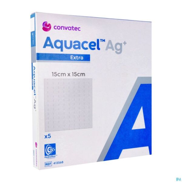 Aquacel Ag+ Extra 15 X 15cm 5 413568