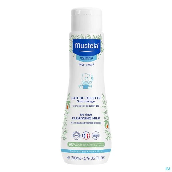 Mustela Lt De Toilette 200 Ml